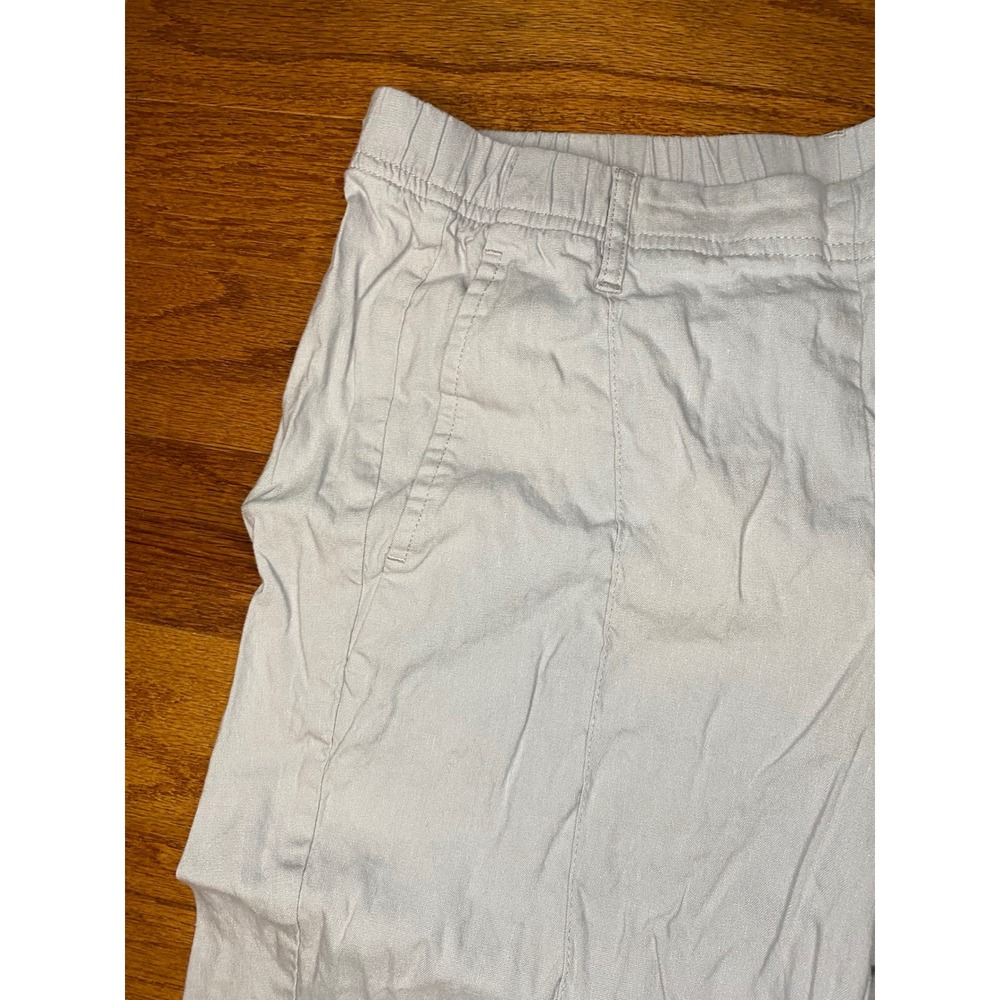 J Jill Linen Stretch Light Gray Pants Size Medium‎ - Picture 5 of 10